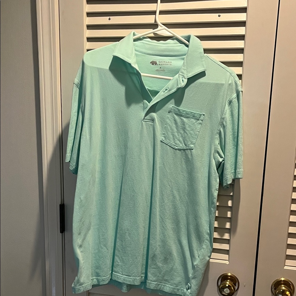Onward Reserve Men's Aqua Polo Shirt